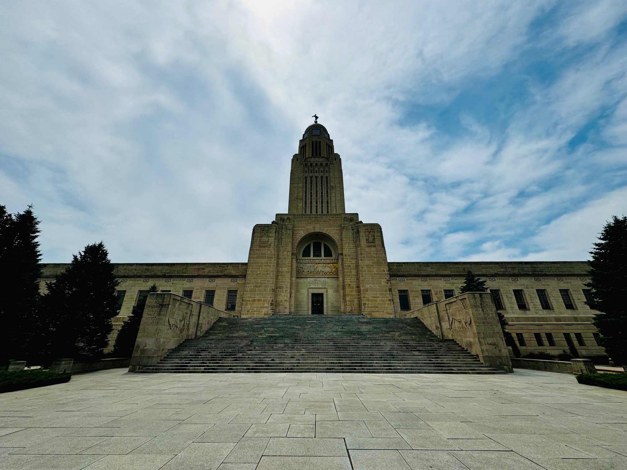 The Nebraska State Capitol in Lincoln